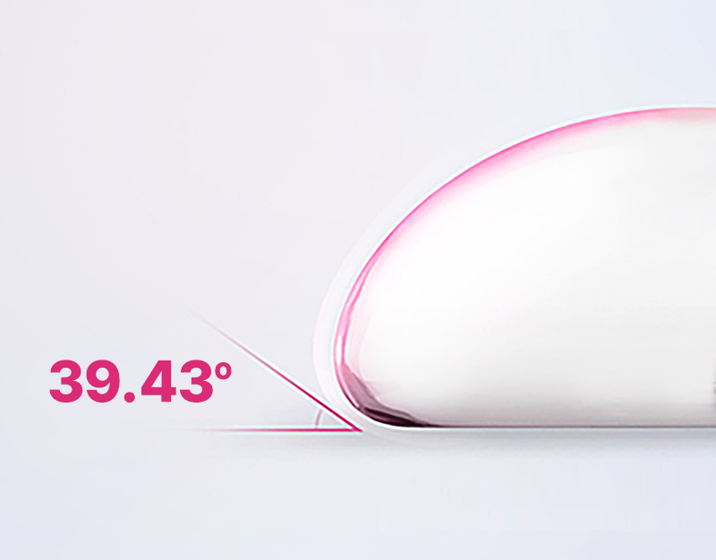With the Secret Edge design, the surface of the implant has a reduced likelihood of visible or palpable rippling. The implant's firm material also helps fill the upper breast area with a fuller appearance.  surgery illustration